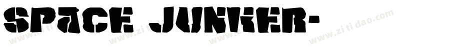 Space Junker字体转换